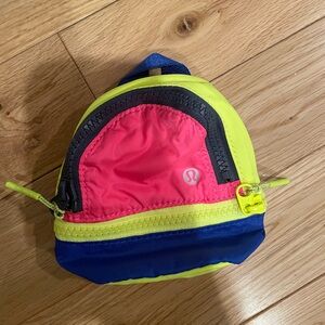 Lululemon Keychain Backpack- Neon